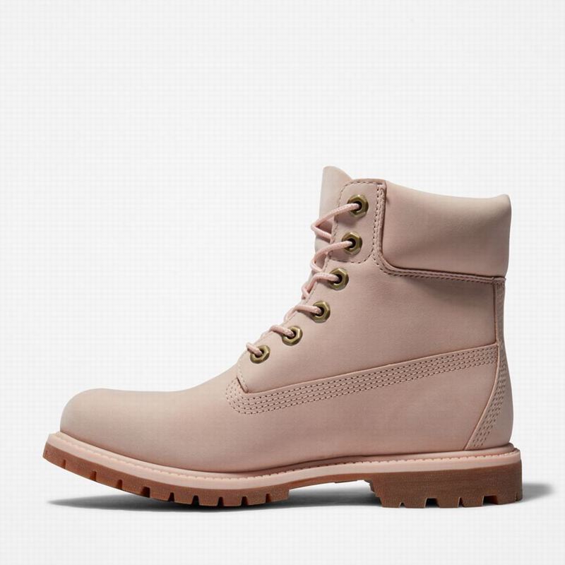 Timberland Premium 6-Inch Vodootporne Čizme Roze | 20497964