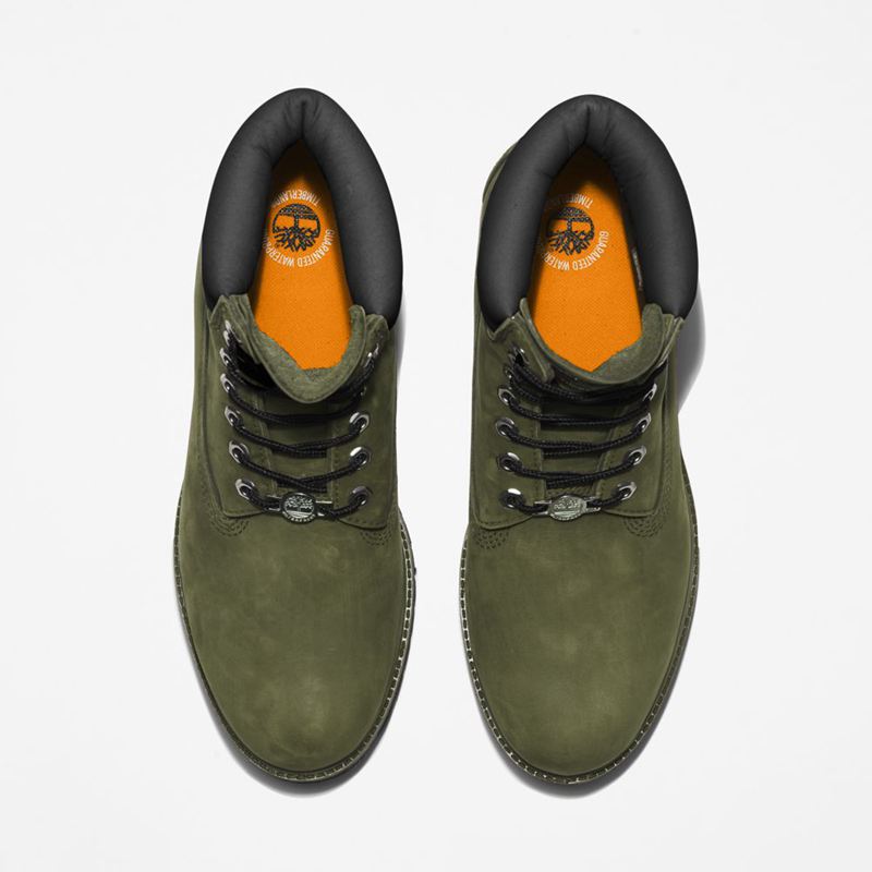 Timberland Premium 6-Inch Waterproof Vodootporne Čizme Zelene | 39409935