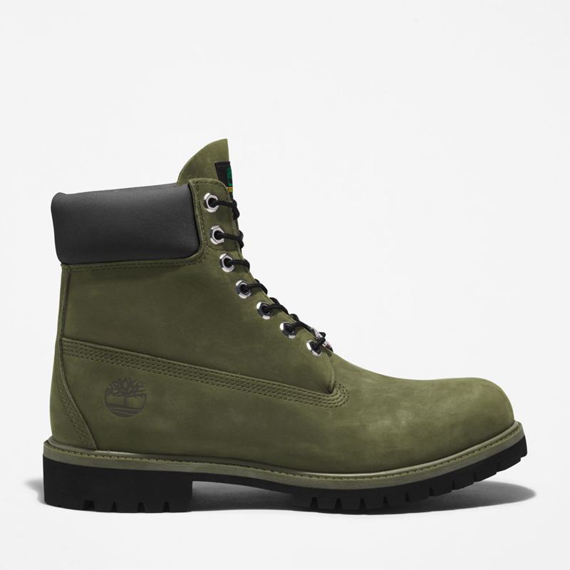 Timberland Premium 6-Inch Waterproof Vodootporne Čizme Zelene | 39409935