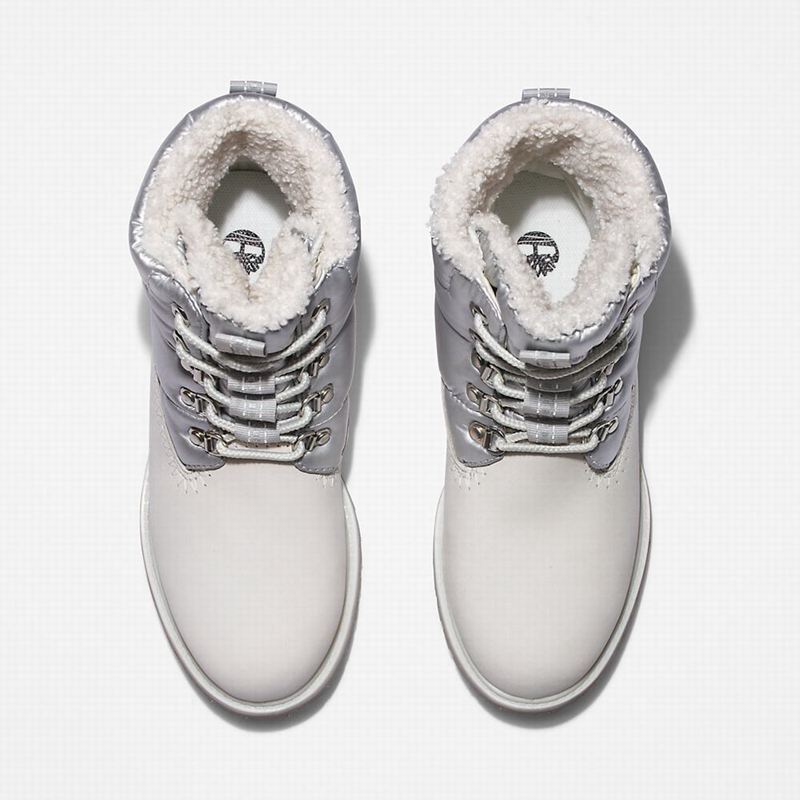Timberland Premium 6 Inch Zimske Čizme Bijele | 50112773