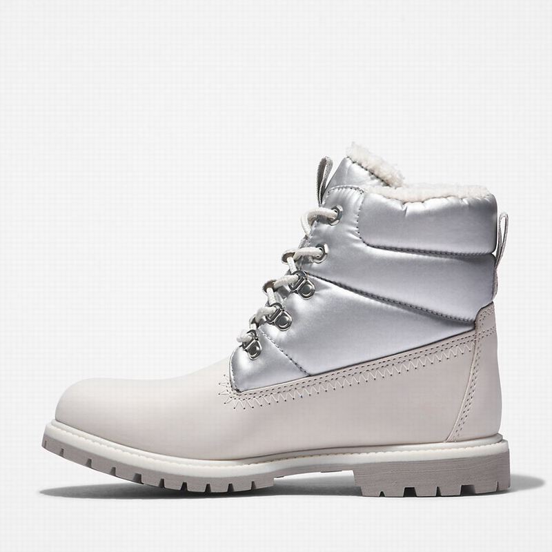 Timberland Premium 6 Inch Zimske Čizme Bijele | 50112773