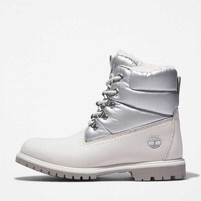 Timberland Premium 6 Inch Zimske Čizme Bijele | 50112773