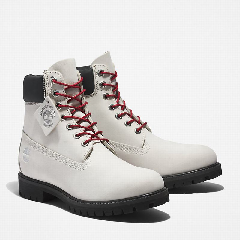 Timberland Premium 6 Inch Čizme Bijele | 69901485