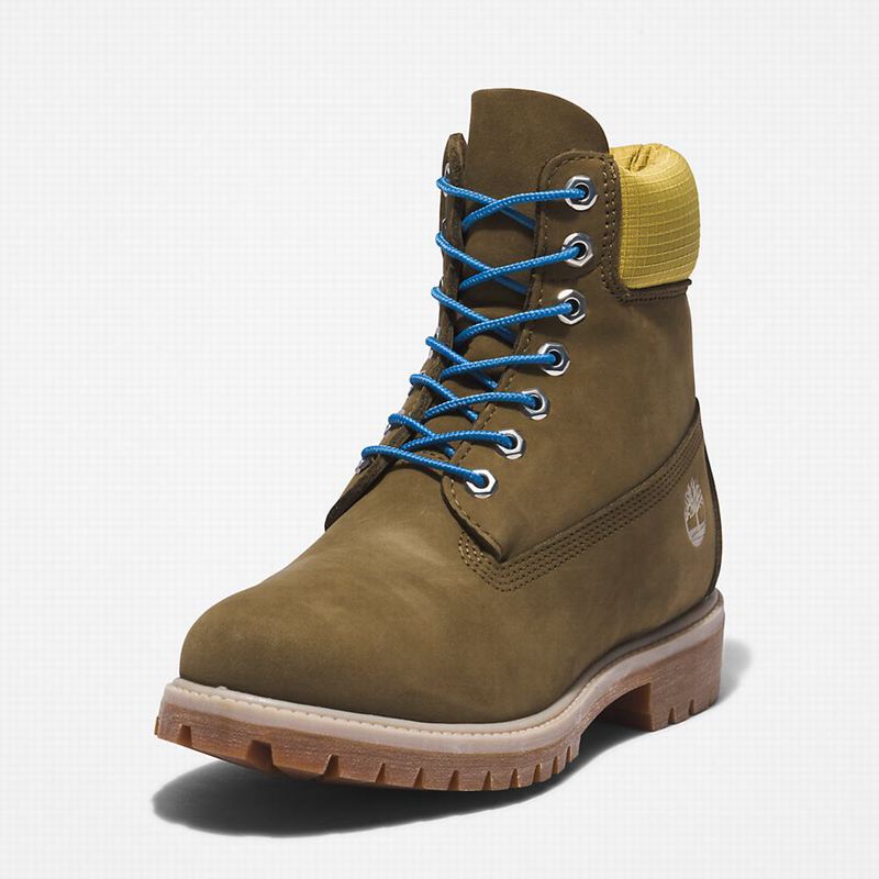 Timberland Premium 6 Inch Čizme Maslinasto Zelene | 68784130