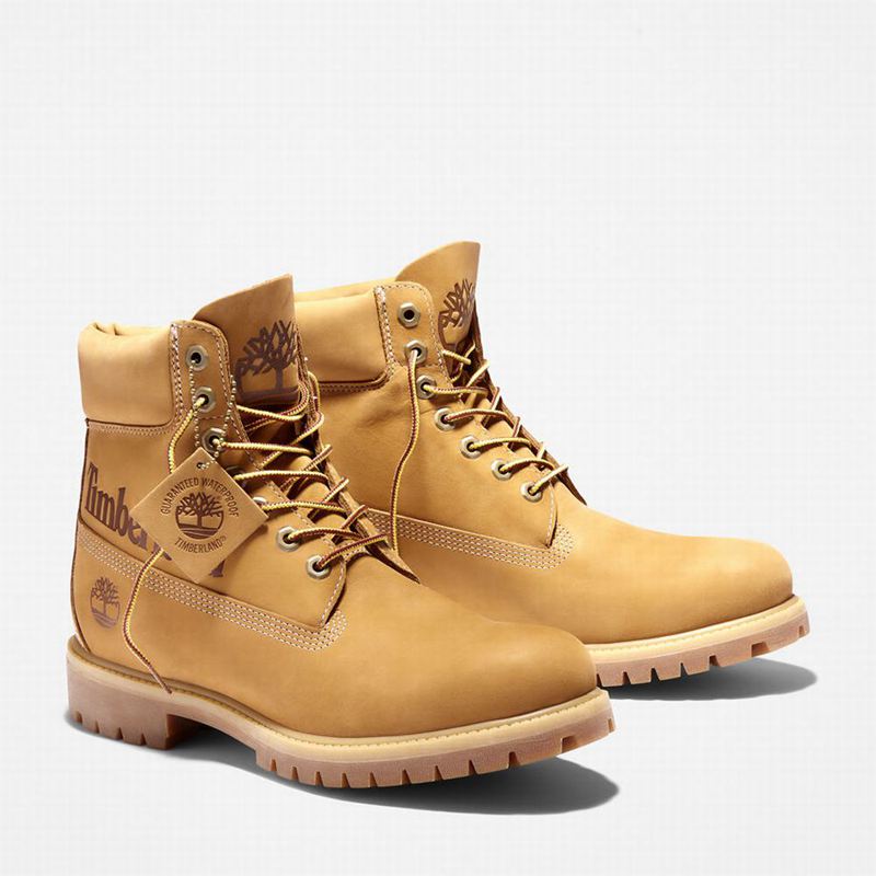 Timberland Premium Logo 6 Inch Čizme Žute | 98854147
