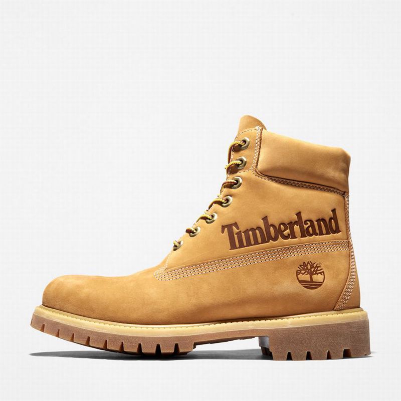 Timberland Premium Logo 6 Inch Čizme Žute | 98854147