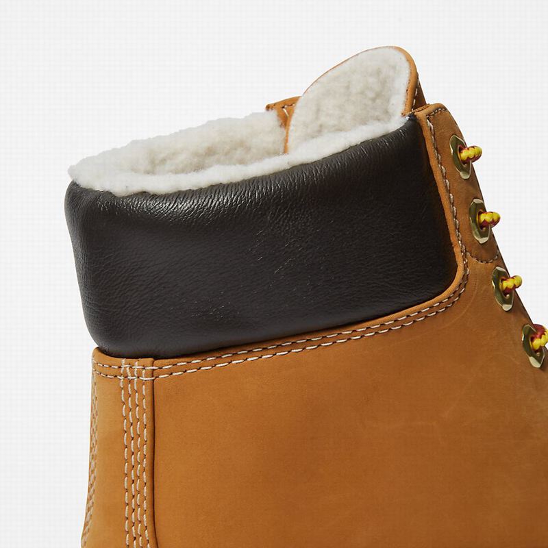 Timberland Premium Warm-lined 6 Inch Zimske Čizme Žute | 34065297