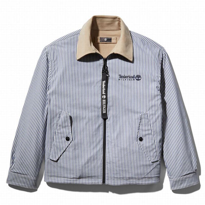 Timberland Progressive Utility Fleece-collar Overshirt Jakne Bež | 807654