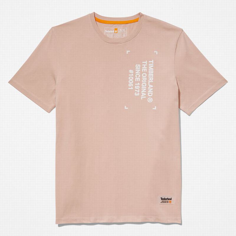 Timberland Progressive Utility Graficke Majice Roze | 53966942