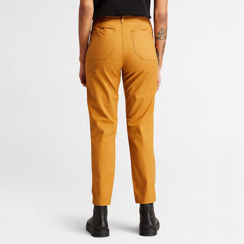 Timberland Progressive Utility Hlače Žute | 57886924
