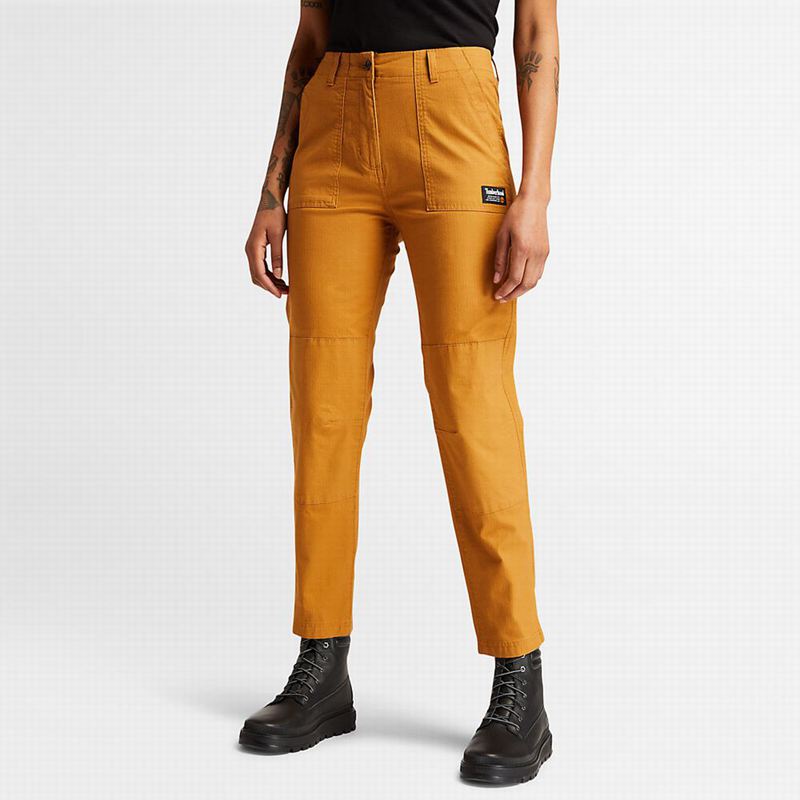 Timberland Progressive Utility Hlače Žute | 57886924