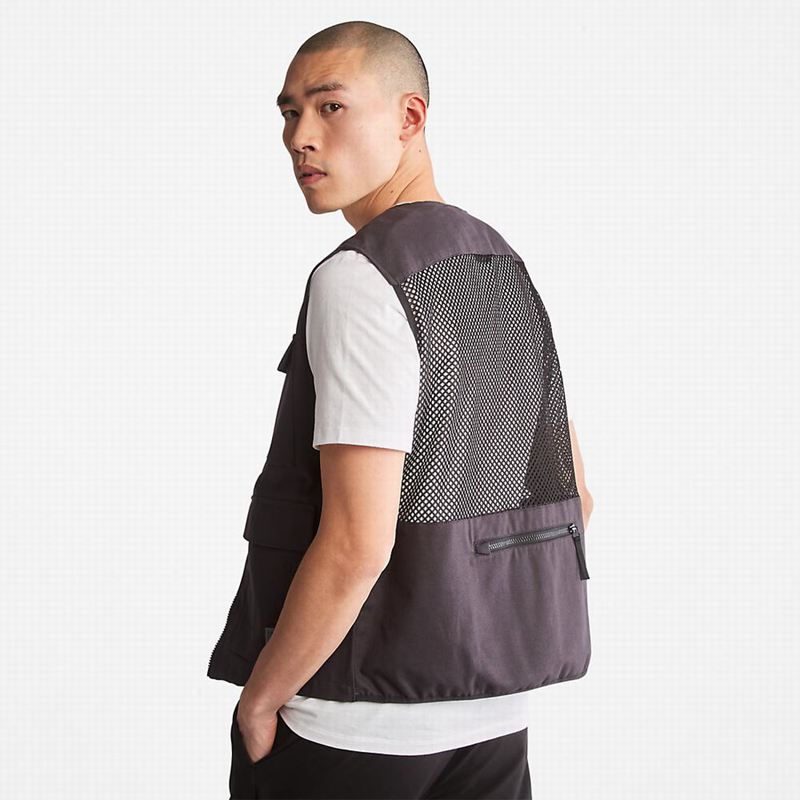 Timberland Progressive Utility Multi-pocket Prsluk Crne | 36295447