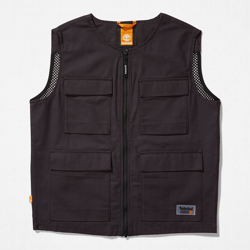 Timberland Progressive Utility Multi-pocket Prsluk Crne | 36295447