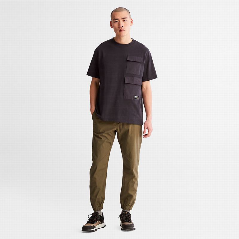 Timberland Progressive Utility Multi-pocket Majice Crne | 75669888