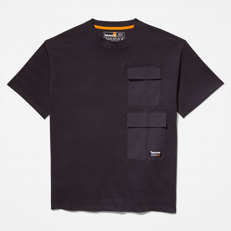 Timberland Progressive Utility Multi-pocket Majice Crne | 75669888