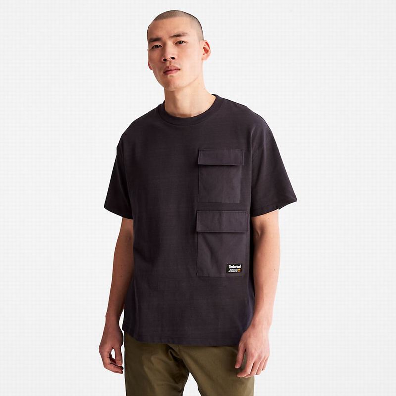 Timberland Progressive Utility Multi-pocket Majice Crne | 75669888