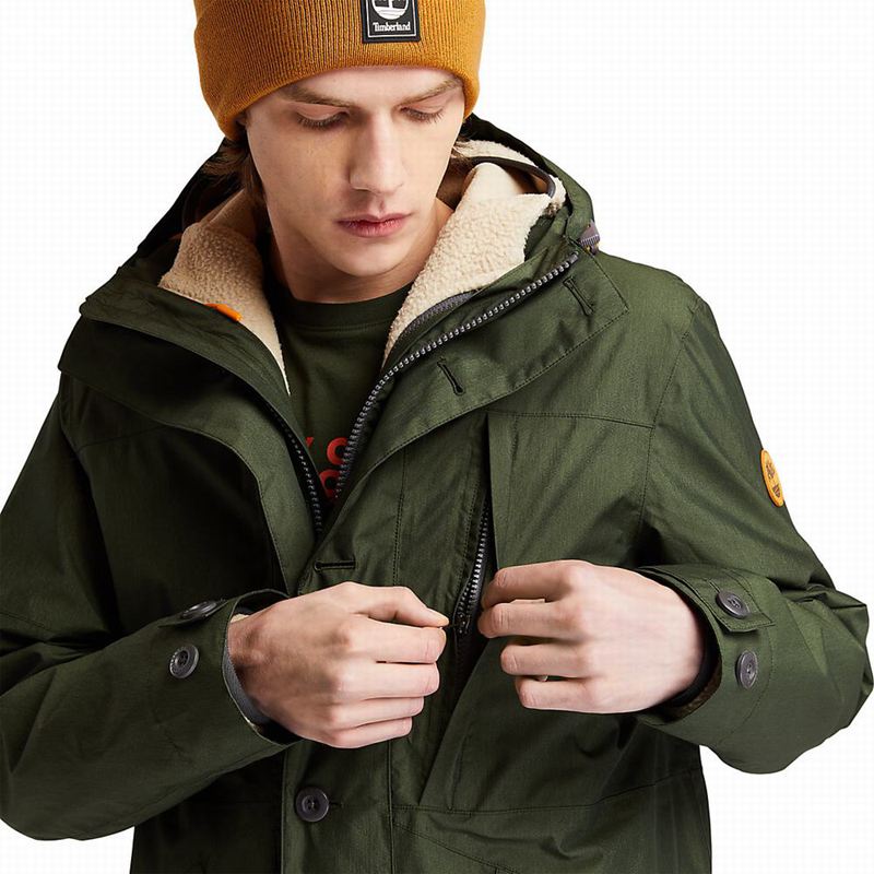 Timberland Progressive Utility Nepromociva Jakna Maslinasto Zelene | 21873917
