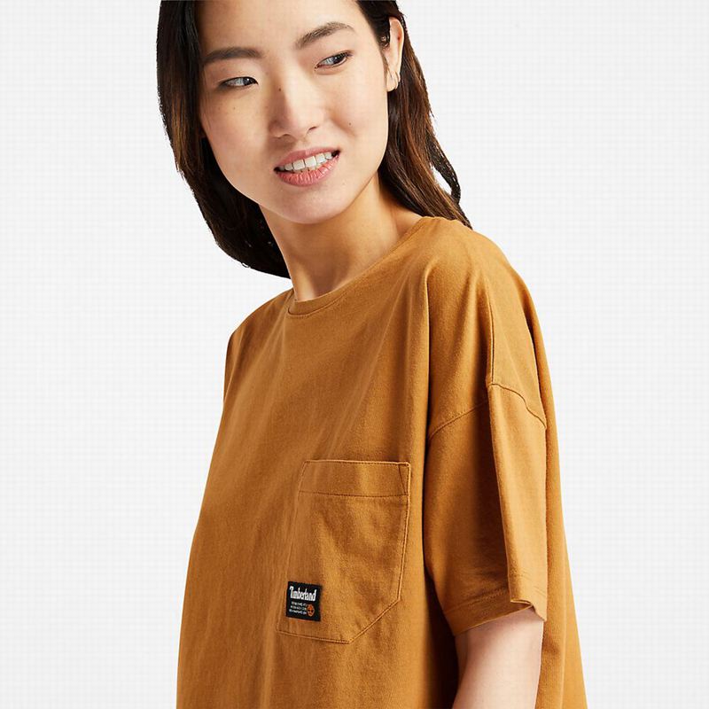 Timberland Progressive Utility Pocket Majice Žute | 30738208