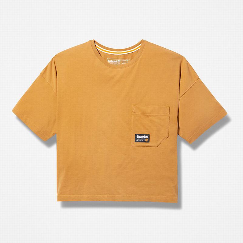 Timberland Progressive Utility Pocket Majice Žute | 30738208