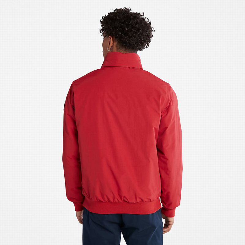 Timberland Prošiven Overshirt Jakne Crvene | 10047929
