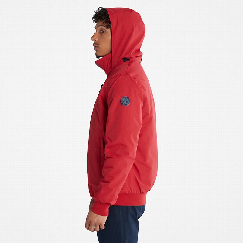 Timberland Prošiven Overshirt Jakne Crvene | 10047929