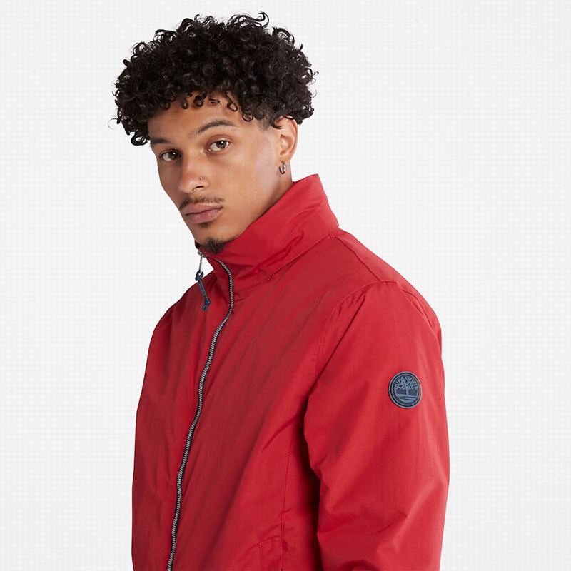 Timberland Prošiven Overshirt Jakne Crvene | 10047929
