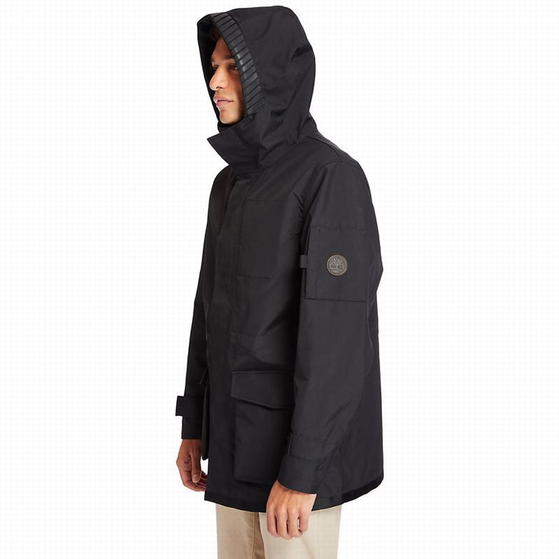 Timberland Prošiven Overshirt Parka Crne | 23003354