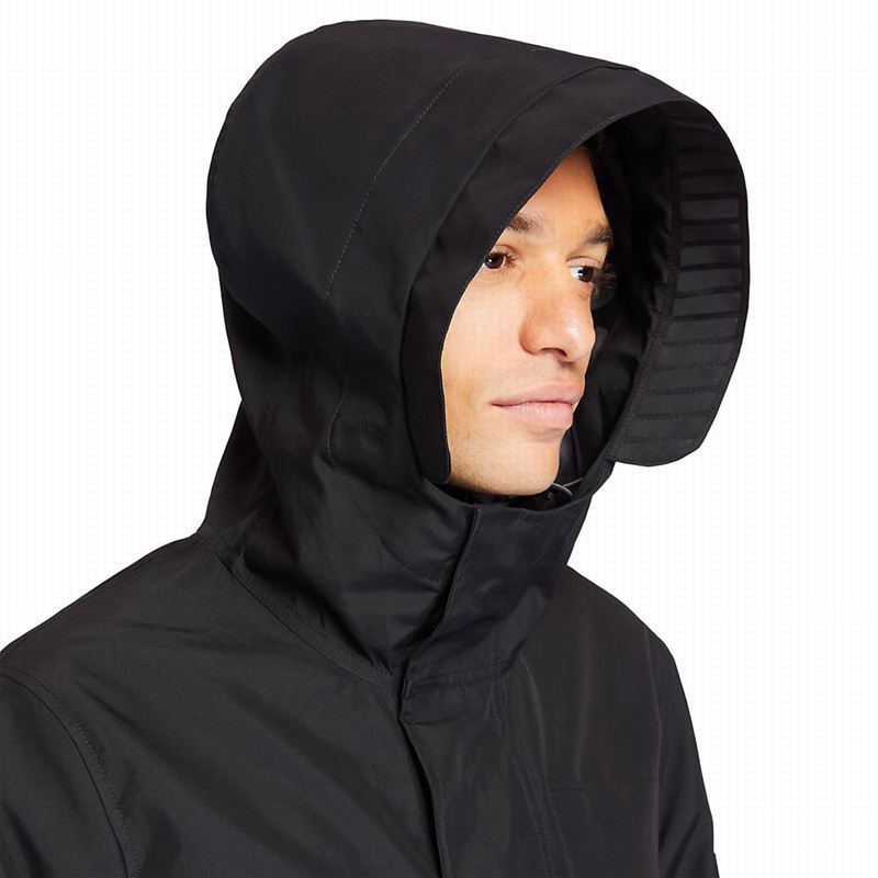 Timberland Prošiven Overshirt Parka Crne | 23003354