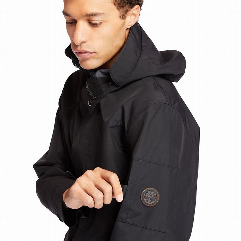 Timberland Prošiven Overshirt Parka Crne | 23003354