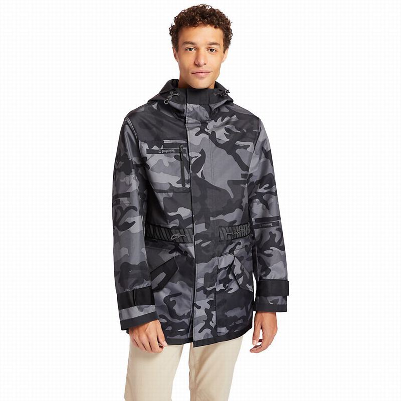 Timberland Prošiven Overshirt Parka Crne | 23003354