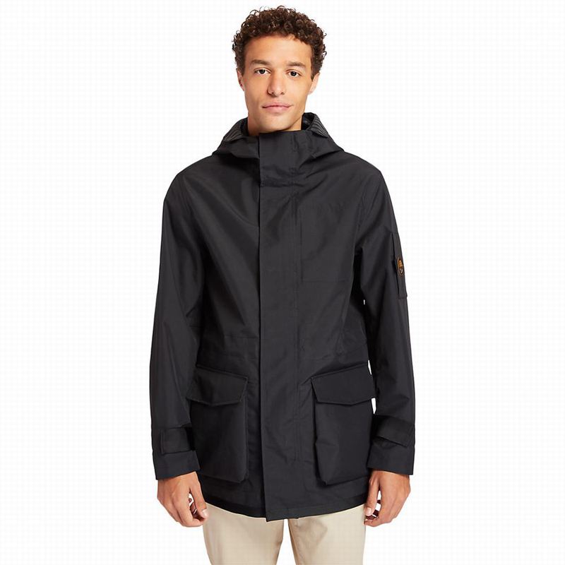 Timberland Prošiven Overshirt Parka Crne | 23003354