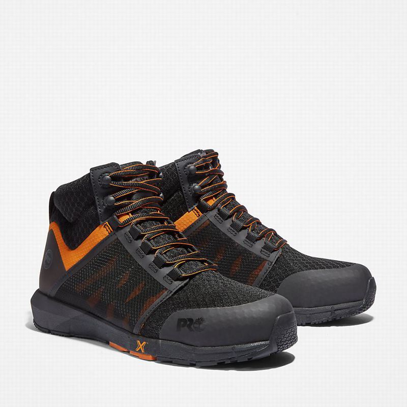 Timberland Radius Alloy-Toe Radne Čizme Crne | 78947087