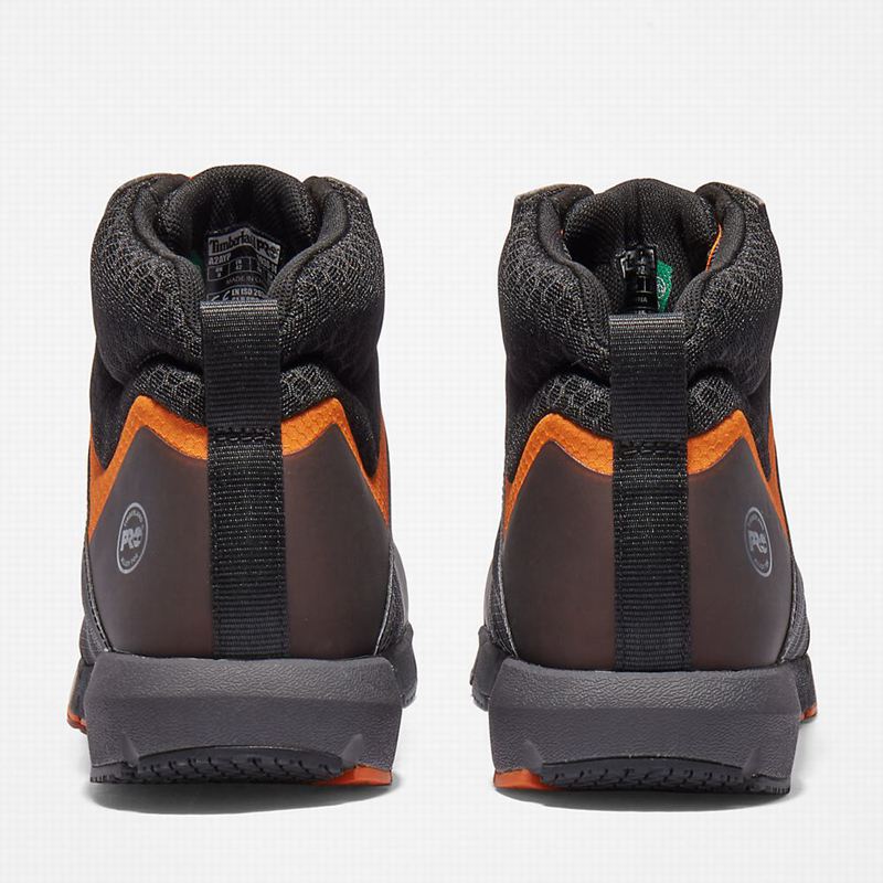 Timberland Radius Alloy-Toe Radne Čizme Crne | 78947087