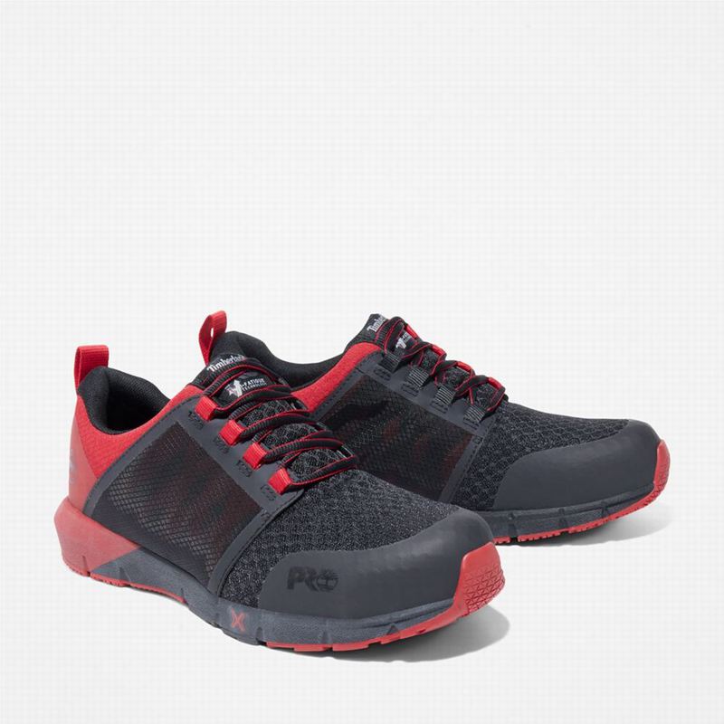 Timberland Radius Composite Toe Radne Cipele Crvene | 41504442