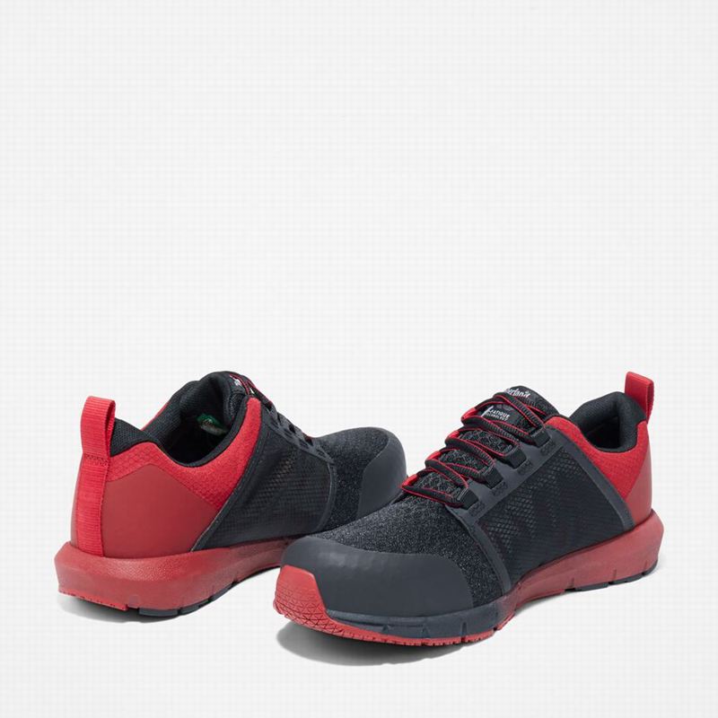 Timberland Radius Composite Toe Radne Cipele Crvene | 41504442
