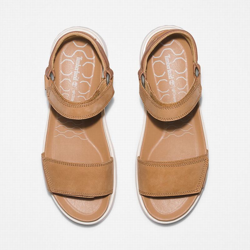 Timberland Ray City Ankle Strap Sandale Smeđe | 43096631