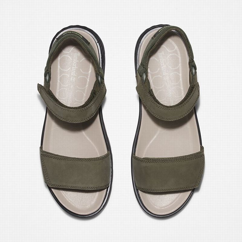 Timberland Ray City Ankle Strap Sandale Maslinasto Zelene | 86437858