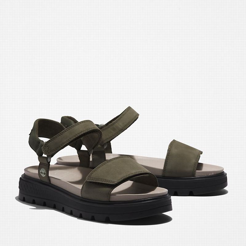 Timberland Ray City Ankle Strap Sandale Maslinasto Zelene | 86437858