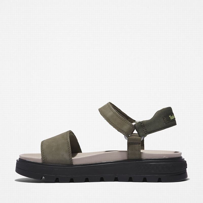 Timberland Ray City Ankle Strap Sandale Maslinasto Zelene | 86437858