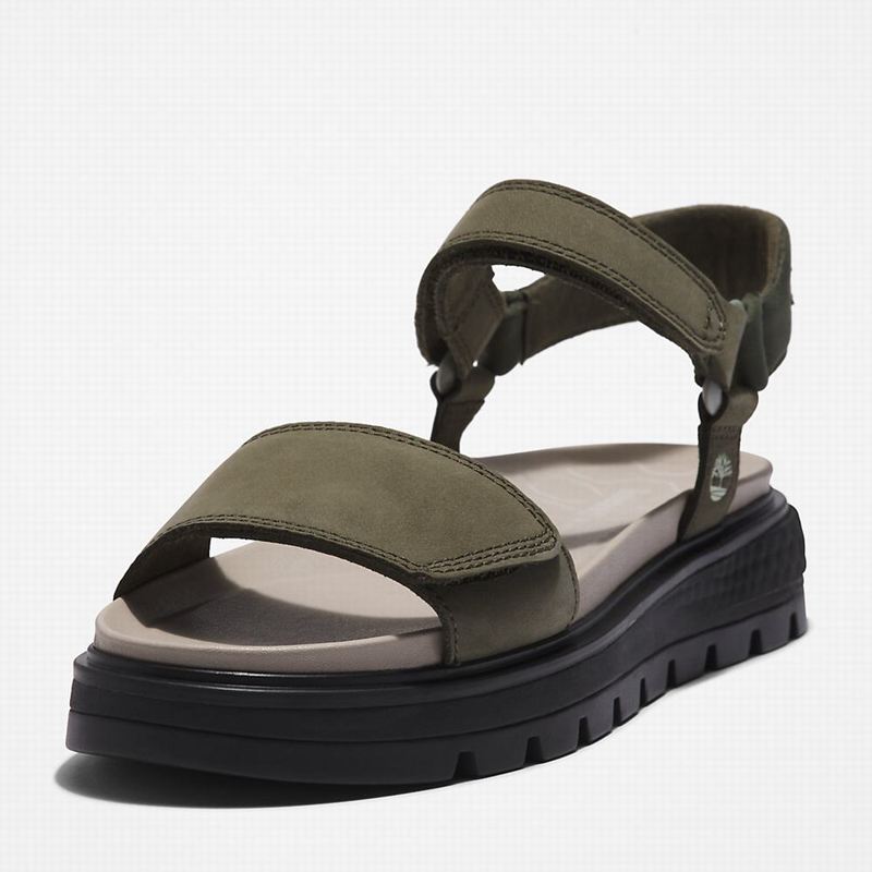 Timberland Ray City Ankle Strap Sandale Maslinasto Zelene | 86437858