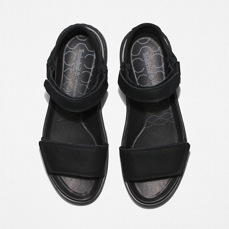 Timberland Ray City Ankle Strap Sandale Crne | 98217035