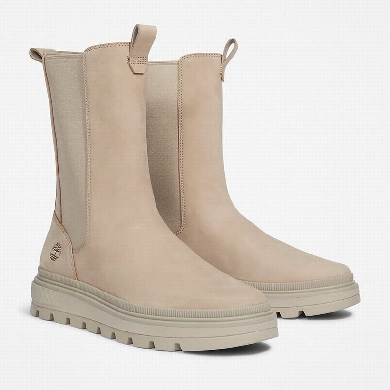 Timberland Ray City GreenStride Combat Chelsea Čizme Bež | 42093083