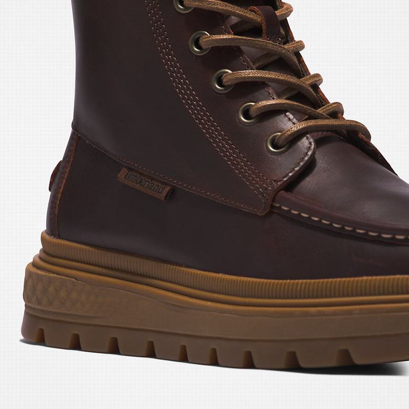 Timberland Ray City Moc-Toe Chukka Čizme Bordo | 51882797
