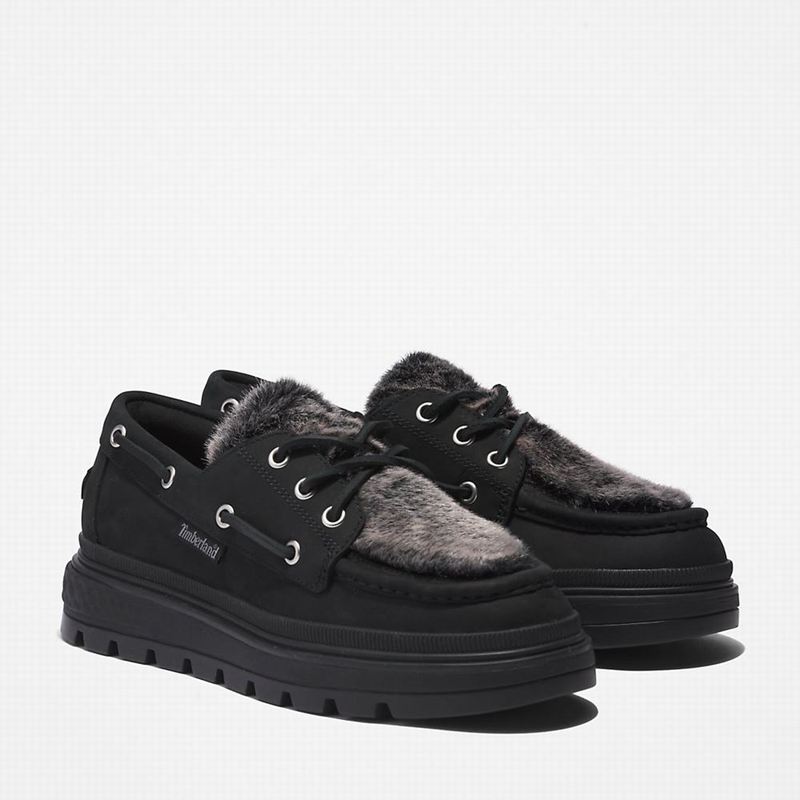 Timberland Ray City Warm-lined Cipele Za Čamce Crne | 31016960