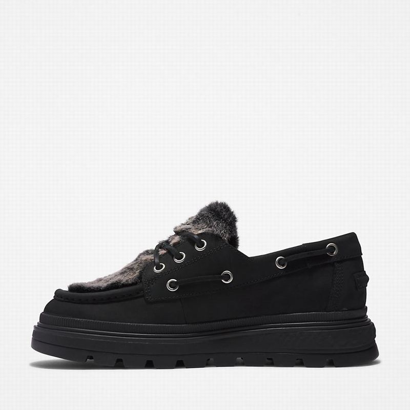 Timberland Ray City Warm-lined Cipele Za Čamce Crne | 31016960