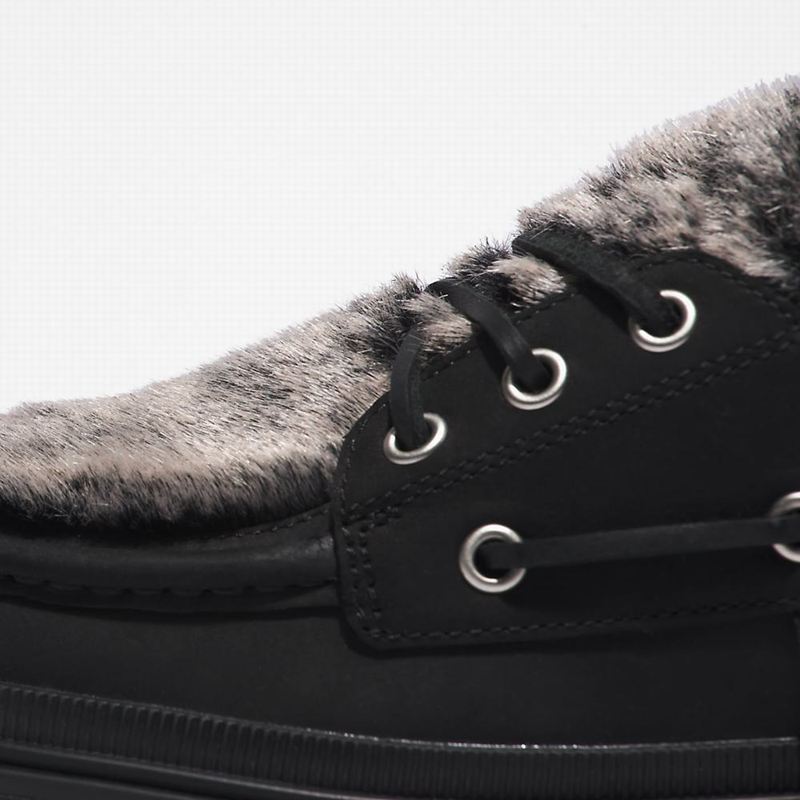 Timberland Ray City Warm-lined Cipele Za Čamce Crne | 31016960
