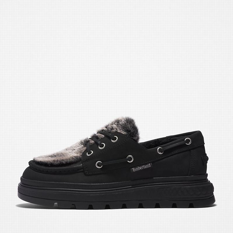Timberland Ray City Warm-lined Cipele Za Čamce Crne | 31016960