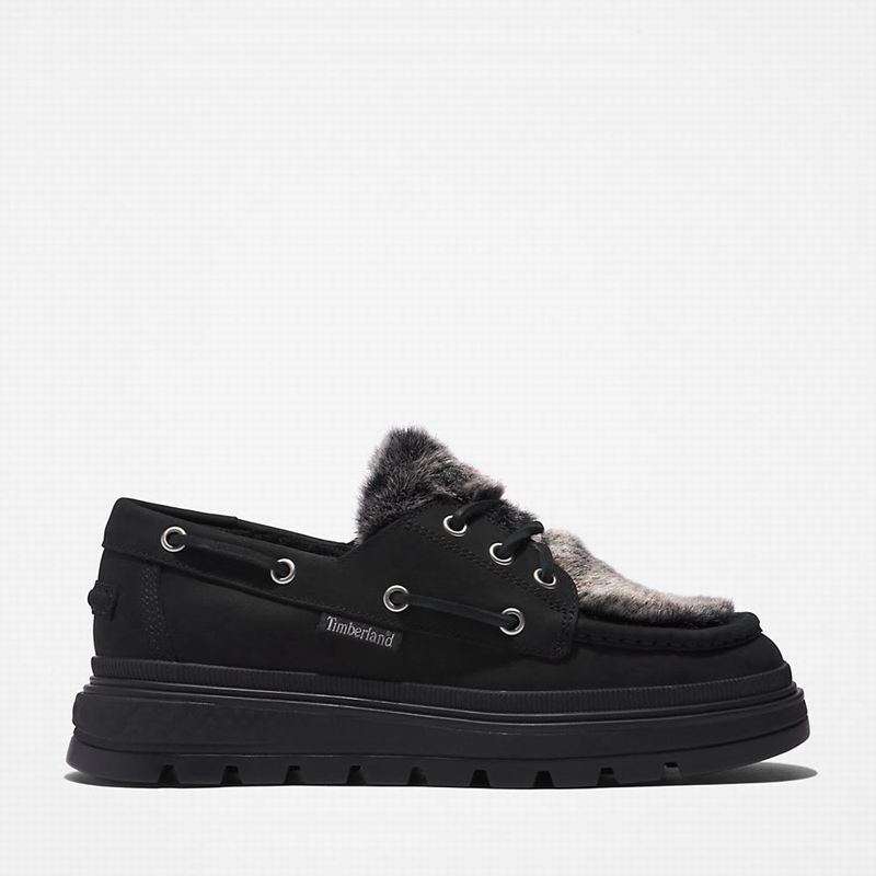 Timberland Ray City Warm-lined Cipele Za Čamce Crne | 31016960