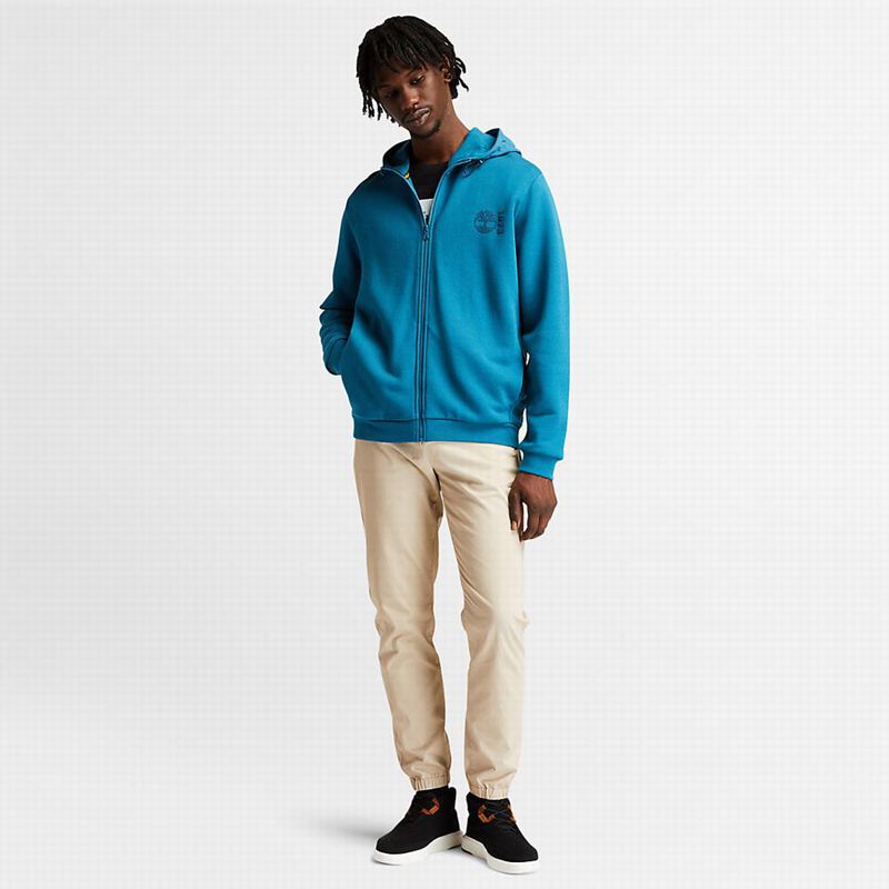 Timberland Re-Comfort EK+ Zip Majica S Kapuljačom Tirkizne | 158335