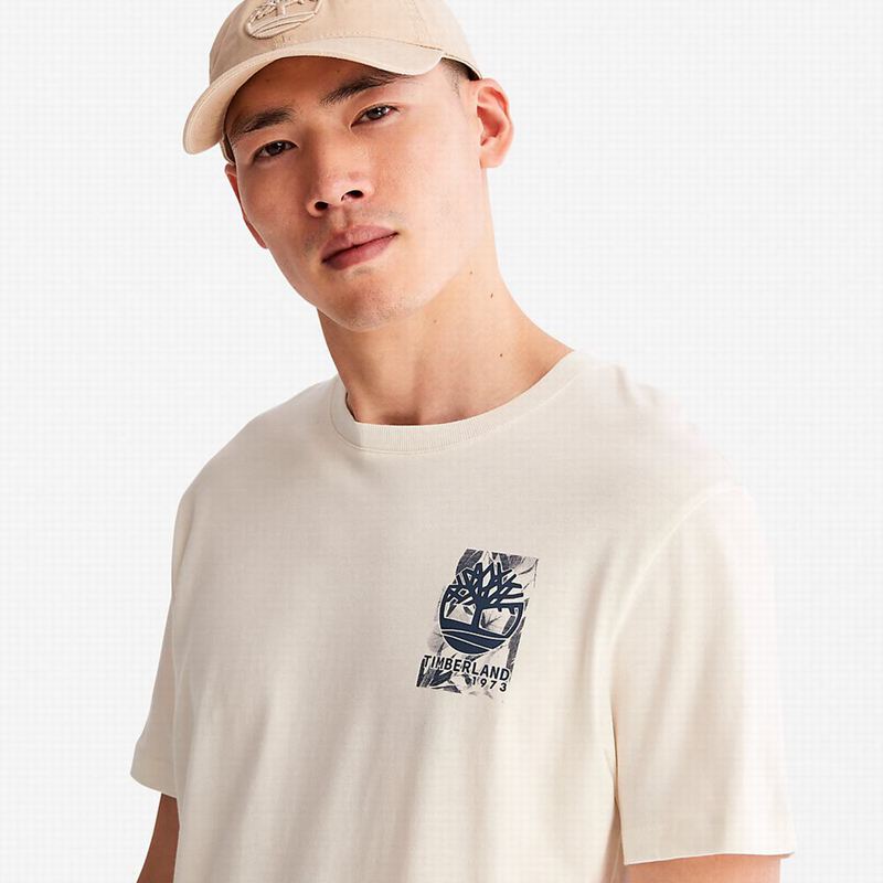 Timberland Re-imagined Logo Majice Bijele | 26570254